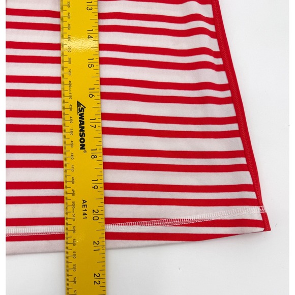 Lululemon Tank Top Womens 8 Red White Striped Hip To Be Zen Halter Yoga - Picture 4 of 9